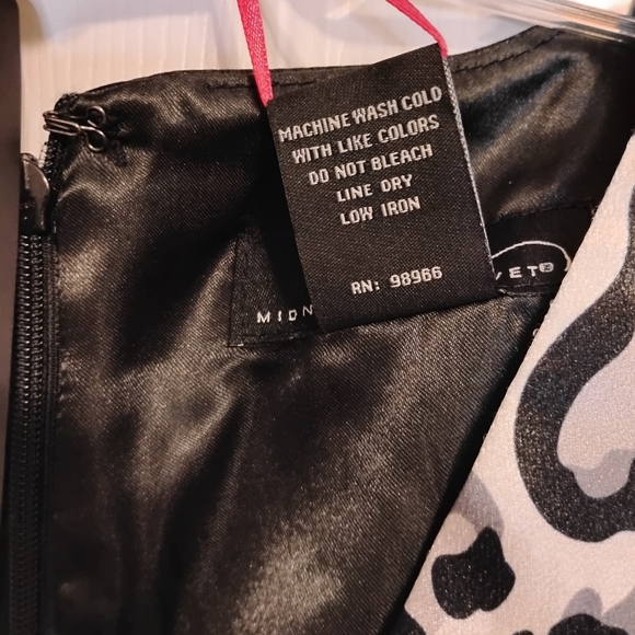 Midnight Velvet Plus Size Tilda Leopards Print Blank Faux-Wrap Dress 18W - Picture 7 of 14